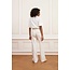LOFTY MANNER PANTALON DELPHINE OFFWHITE STRIPE