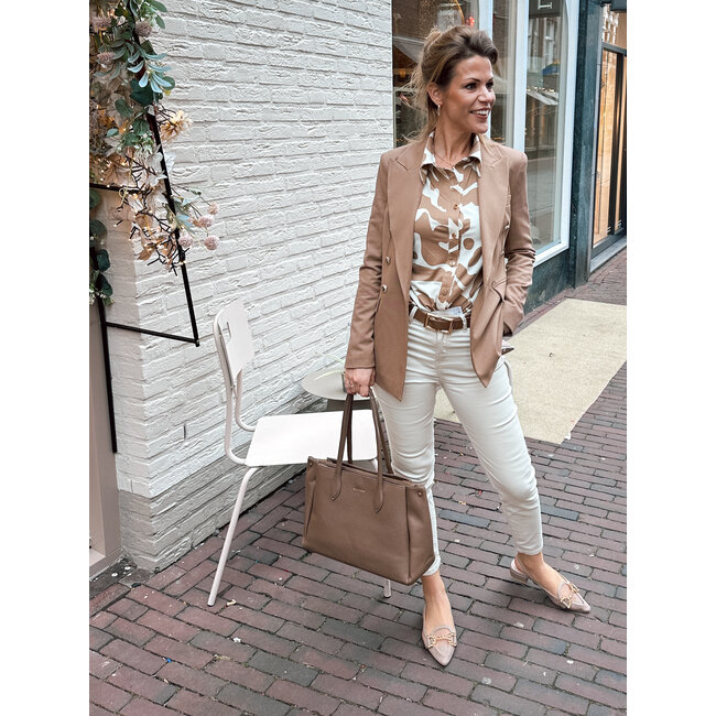 BLAZER VFALI CAMEL COGNAC