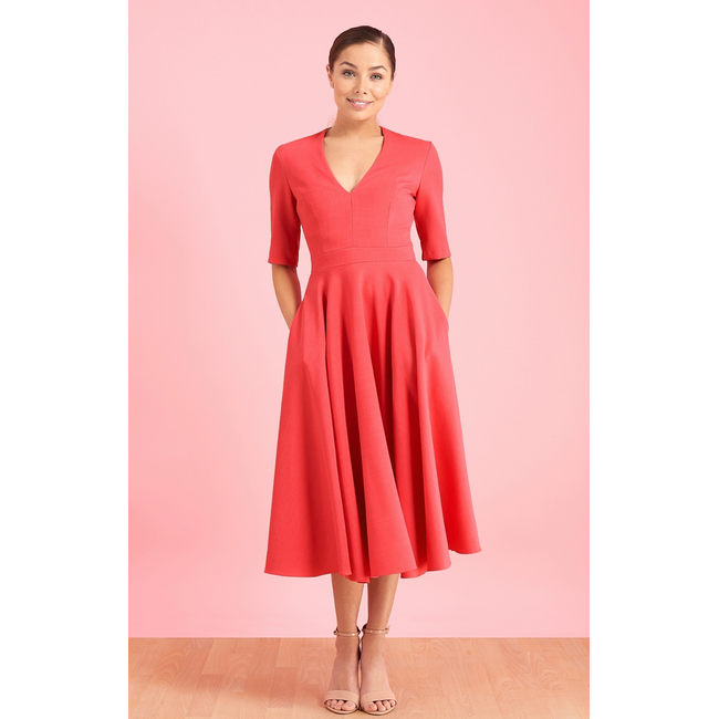 JURK MYLA MIDI SWING CORAL