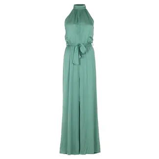 FREEBIRD JUMPSUIT JAIRA SEA GREEN SATIN
