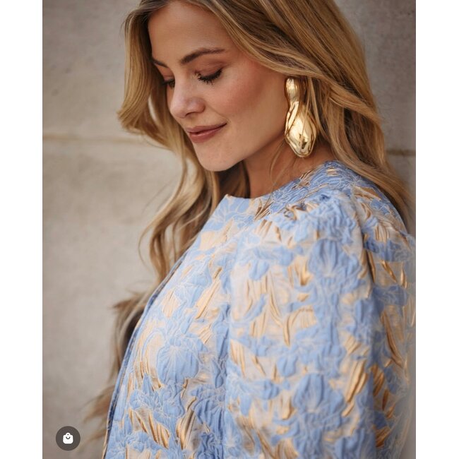 FREEBIRD BLAZER LIDA JAQUARD LIGHT BLUE