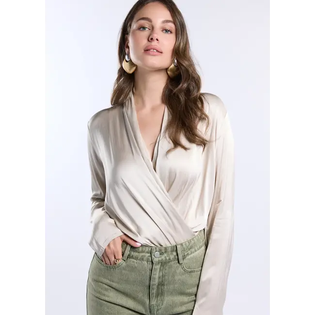 FREEBIRD BLOUSE TJITSKE CHAMPAGNE