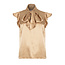 FREEBIRD TOP BODILLE RUFFLE GOLD