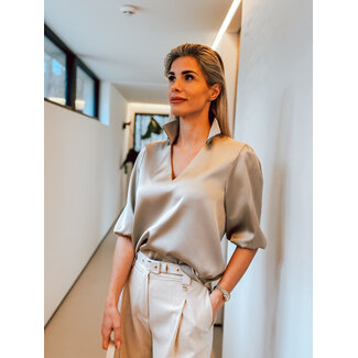 BLOUSE ALMA  LIGHT TAUPE 26