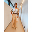 BLOUSE ALMA  SATIN TAUPE 26