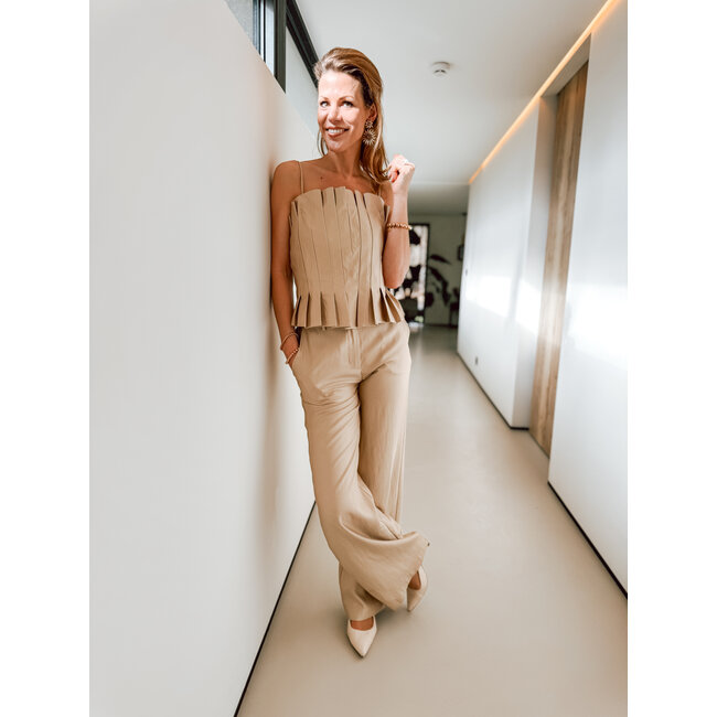 FREEBIRD PANTALON LOLANI WIDE GOLD