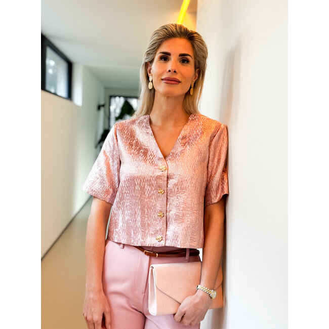 FREEBIRD BLAZER SHORT LAURIEN PINK LEMONADE