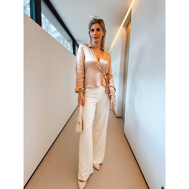 FREEBIRD BLOUSE BAR GOLD