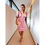 FREEBIRD JURK DAANTJE METALLIC PINK