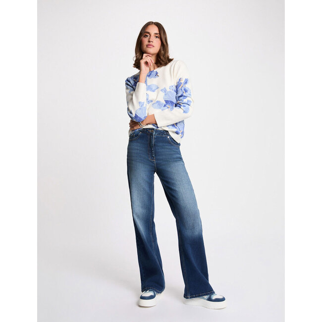 TOP MIRISA WHITE/BLUE