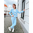 PANTALON AMELIA LICHT BLAUW