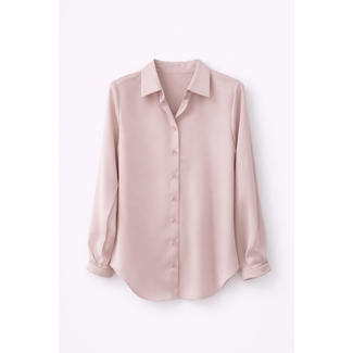BLOUSE LEONIE SATIN NUDE