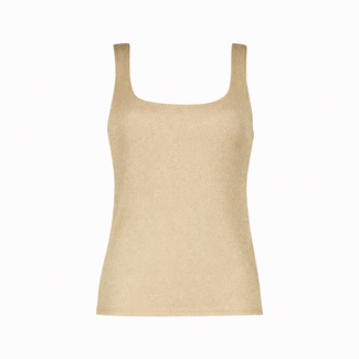 TOP/SINGLET ZELANDE (GLITTER) GOLD