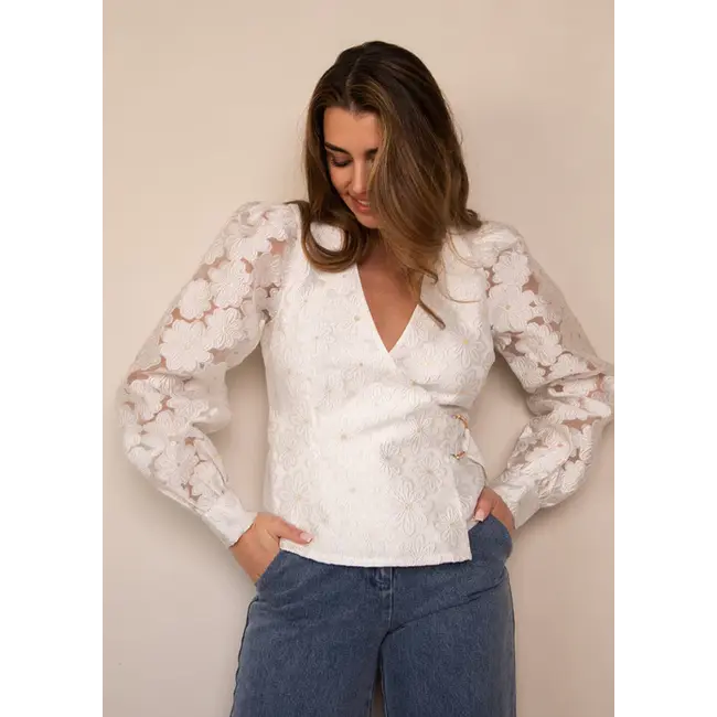 FREEBIRD BLOUSE BIANCA WIT