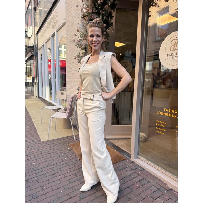 FREEBIRD LOLANI BUCKLE PANTALON BEIGE