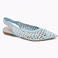 SLINGBACK BRAID 9768 BLUE/WHITE