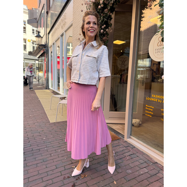 ROK MALOU PLISEE STRETCH DOLLPINK