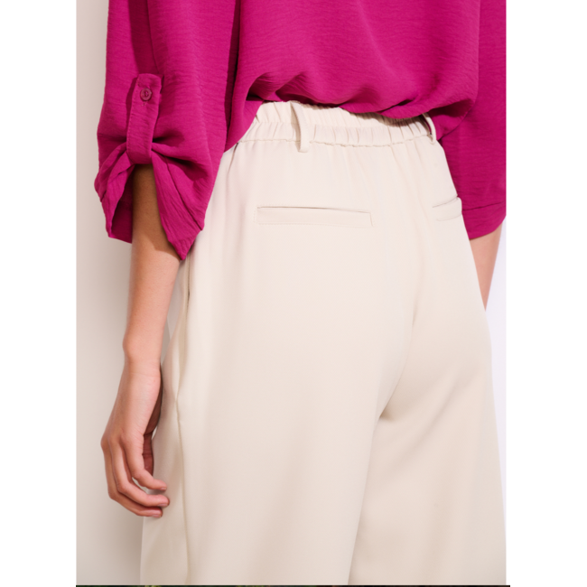 BROEK TWILLWID VANILLE