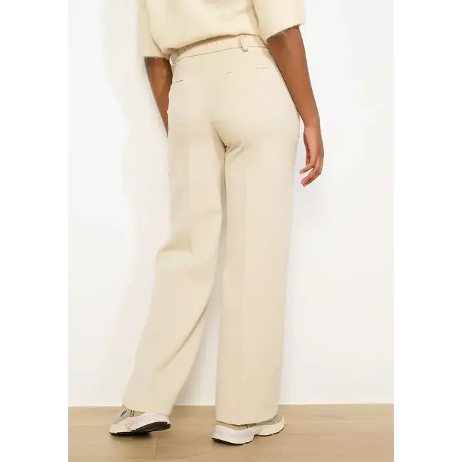 BROEK TWILLWID VANILLE