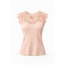 TOP FINE KNIT LACE LIGHT PINK CH9134