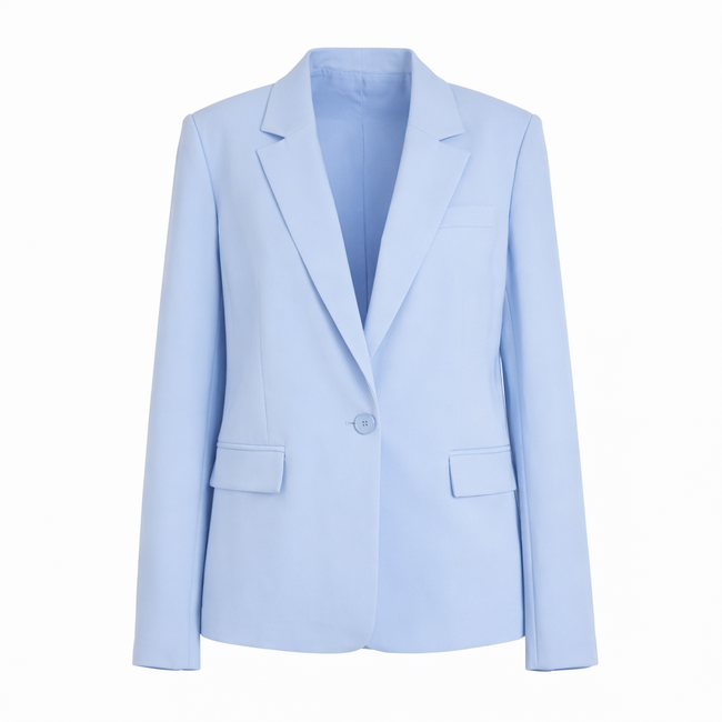 BLAZER SCUBNEW SOFT BLUE (SUIT)