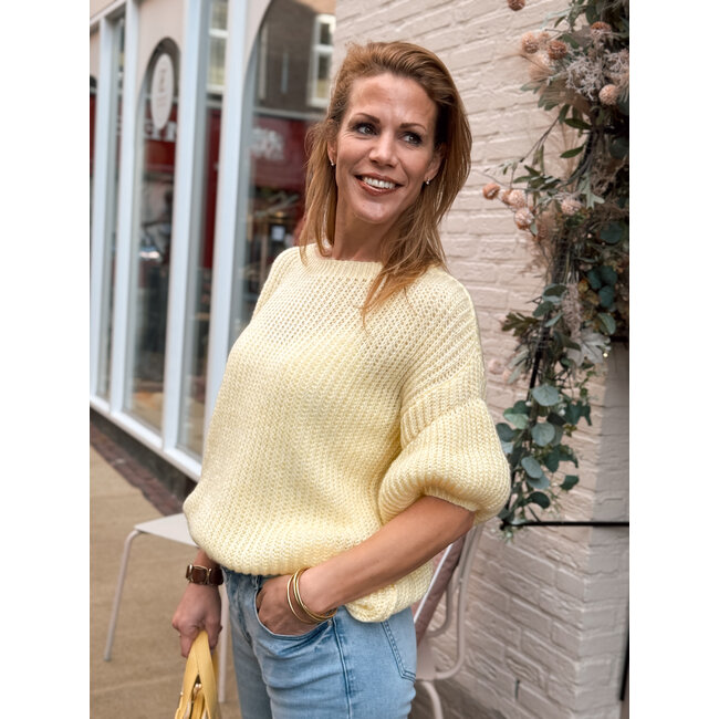 TOP KNIT YELLOW