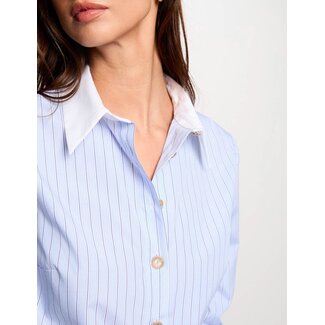 BLOUSE CKARA LICHTBLAUW