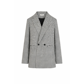 BLAZER VICHY.F ZWART