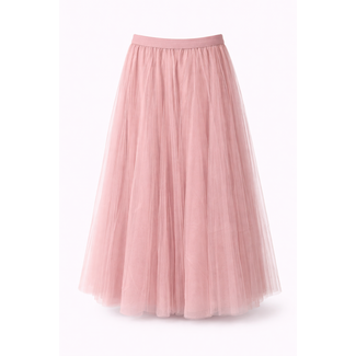 ROK TULE MIDI SL212 PASTEL PINK