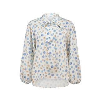 BLOUSE SARI PASTEL DOTS