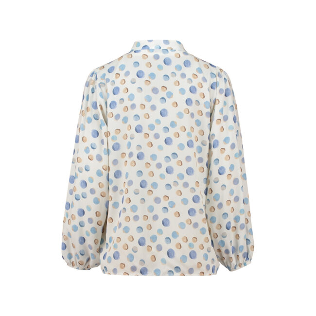 BLOUSE SARI PASTEL DOTS