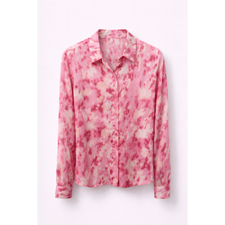 BLOUSE PINK/CREAM 6617-A58