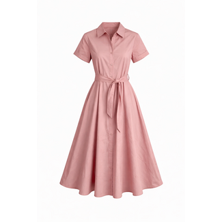 JURK POPLIN COTTON SOFT PINK M115729