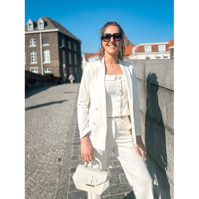 VICOLO PANTALON CREME TAB0030