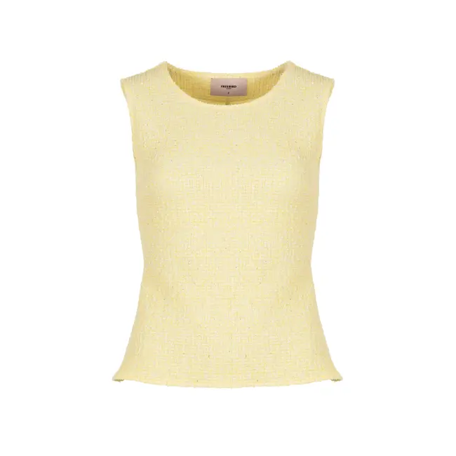 FREEBIRD TOP THALASSA BUTTER YELLOW
