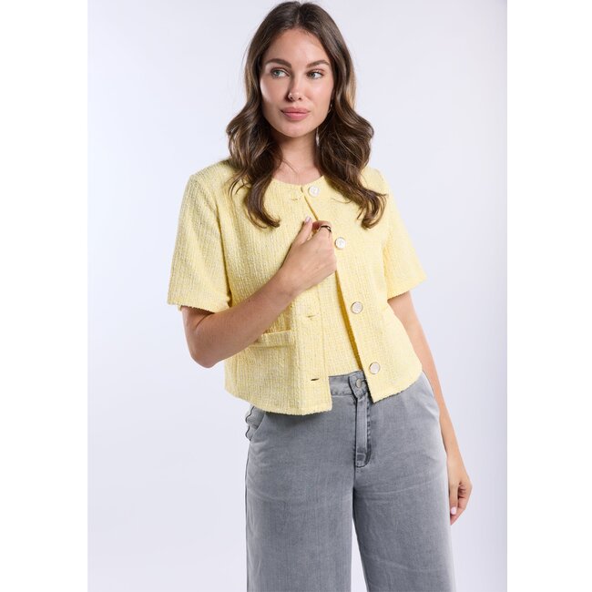 FREEBIRD KORTE BLAZER LISELOTTE BUTTER YELLOW