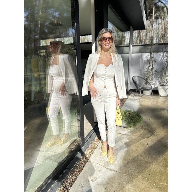 PANTALON 222-PLIME.F WHITE