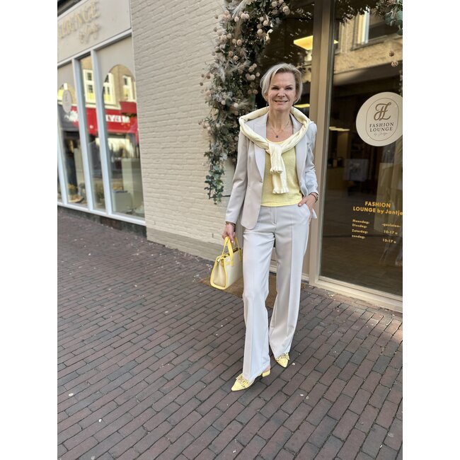 PANTALON BOLOGNA GESSO 26