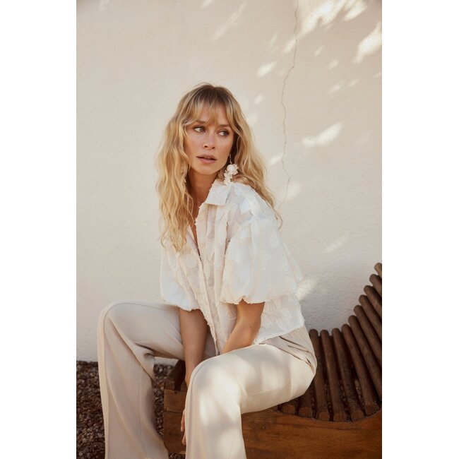 LOFTY MANNER BLOUSE JUNA BEIGE