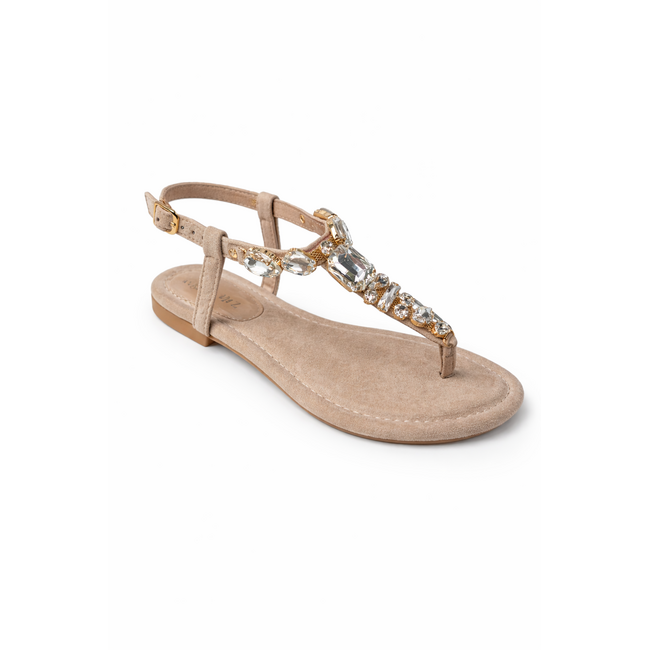 SANDAAL BEIGE BLING 9800