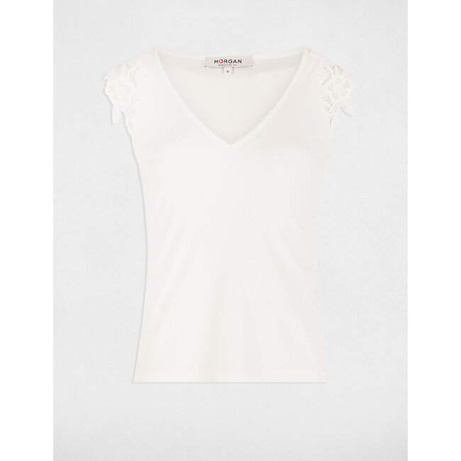 TOP DELLA OFF-WHITE KANT MOUWTJE