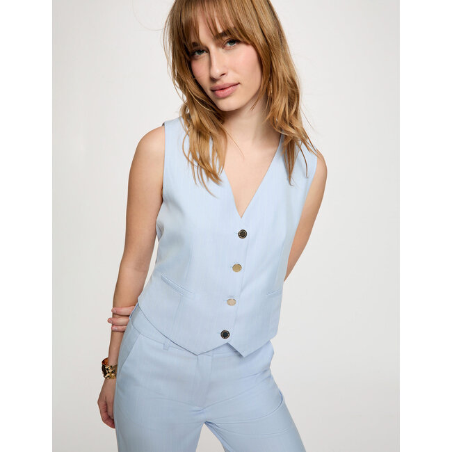 GILET CALCI.F LICHTBLAUW