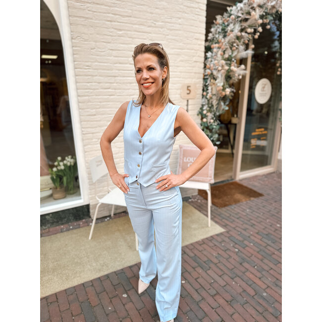 GILET CALCI.F LICHTBLAUW