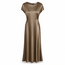 JURK TAUPE SATIN MIDI