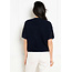 GEBREIDE TOP FLOTUFTMC NAVY