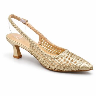 SLINGBACK DES8512 GOUD GEVLOCHTEN