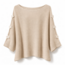 PRE-ORDER TOP KNITTED FLOWER BEIGE