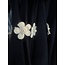 TOP KNITTED FLOWER NAVY