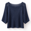 TRUI SUMMER COTTON KNIT NAVY