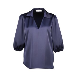BLOUSE ALMA  SATIN NAVY 26